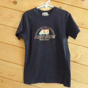 COMPASS Black Hokkaido Bear Kids T-shirt Boys Girls 7-8 y/o 100% Cotton